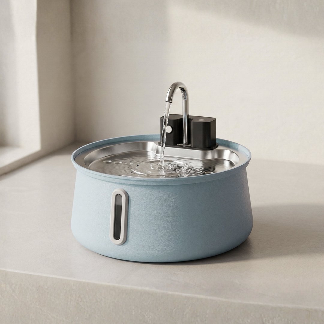 The First Ever Colored 100% Stainless Steel Fountain